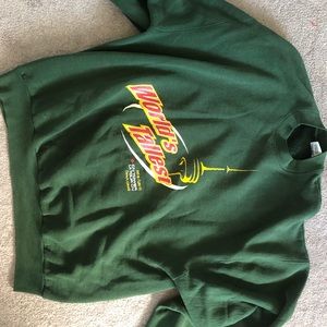 VINTAGE hunter green sweatshirt
